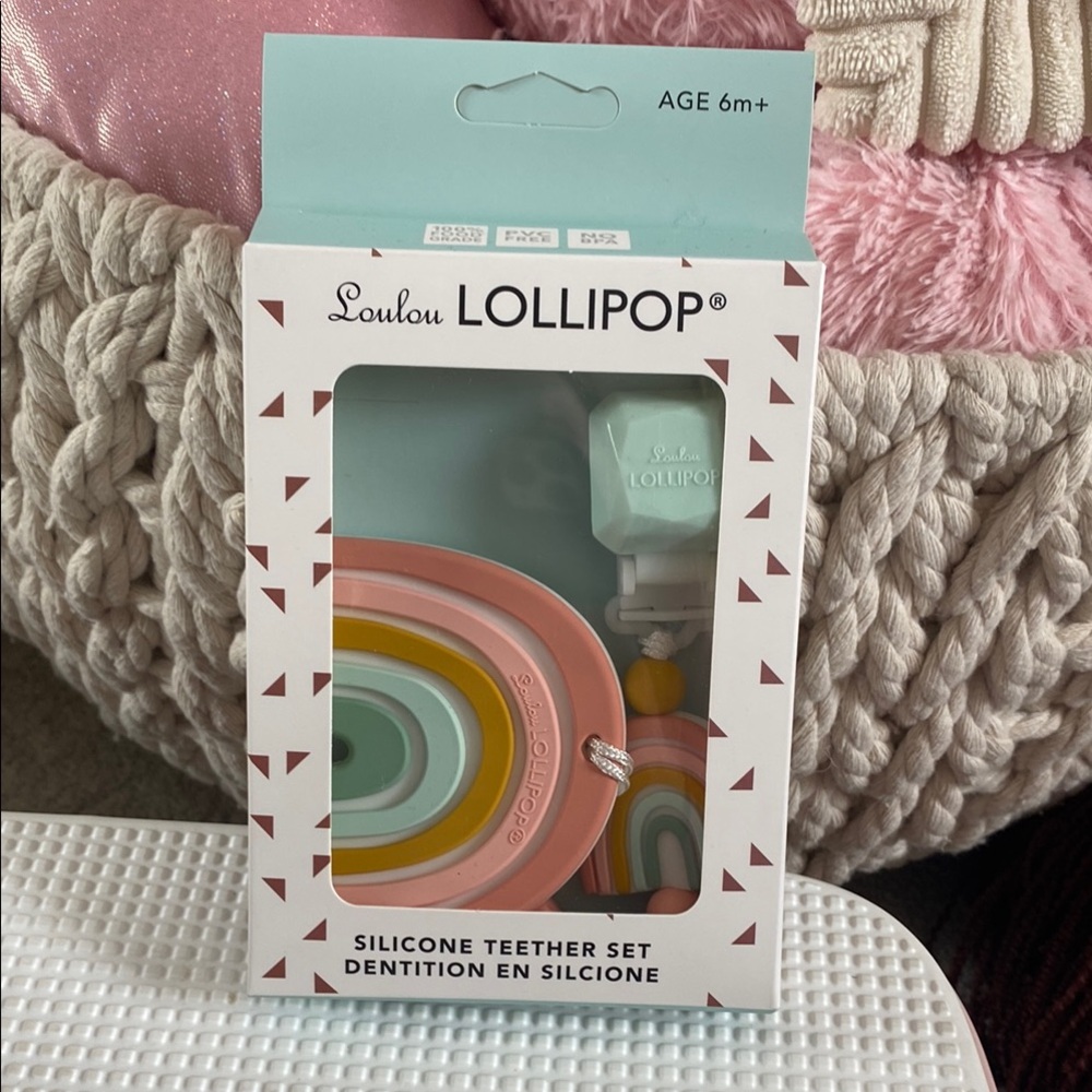 Loulou Lollipop Silicone Teether Set